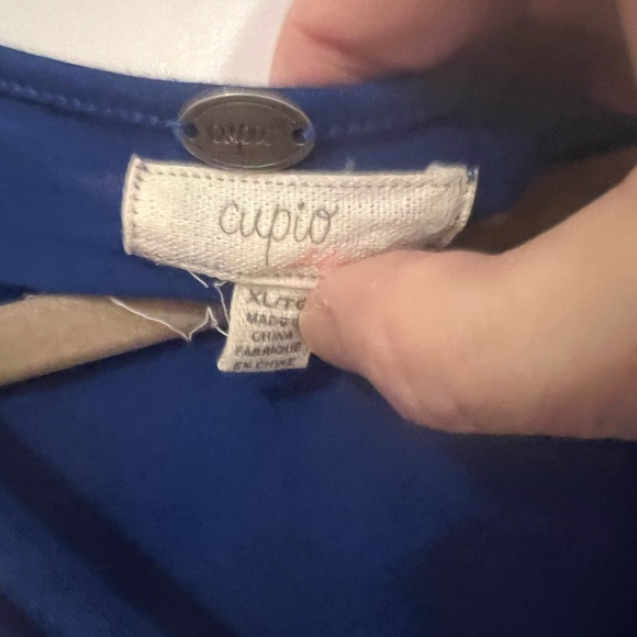 Cupio Sexy TShirt Dress in Bright Blue XL - Picture 5 of 7